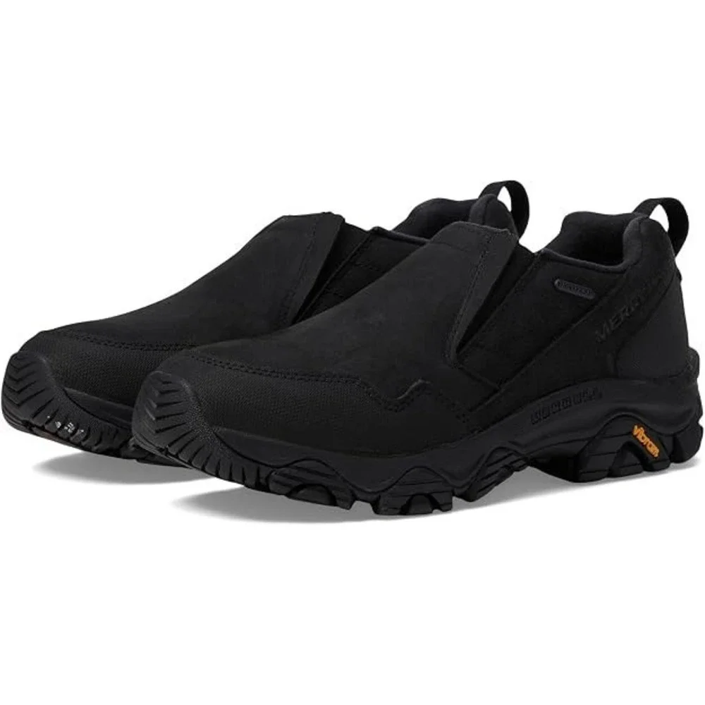 Merrell Coldpack 3 Thermo Moc Waterproof Vibram Sole Slip-On Shoes Black 8 NEW!